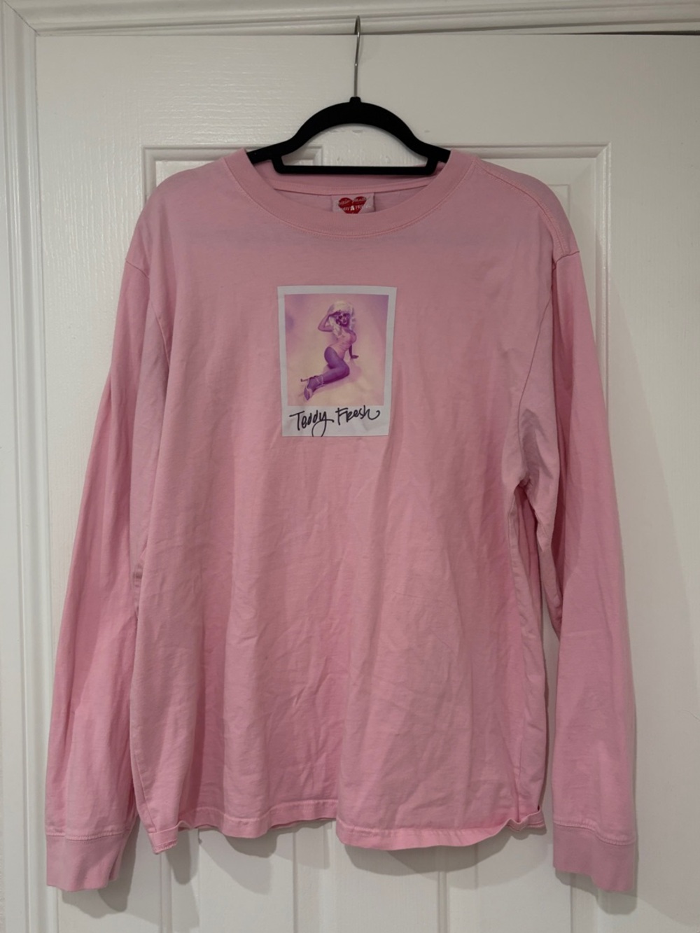 Teddy Fresh x Trixie Mattel Polaroid Pink Long Sleeve